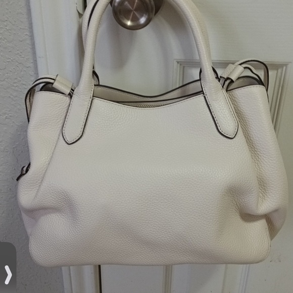 NWOT Kate Spade Dumpling Small Satchel Ivory Colored Handbag and Large Dustbag - Picture 3 of 16